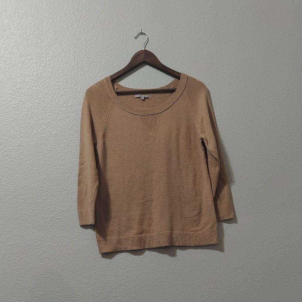 GAP Beige 3/4 Sleeve Sweater